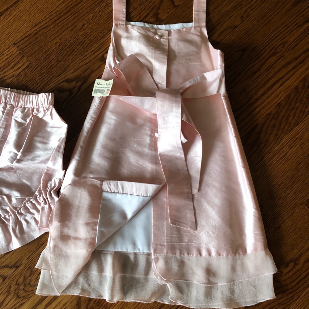 NWT Baby Boo Silk Dress With Bloomer - Picture 7 of 14